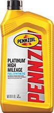 Pennzoil high mileage oil