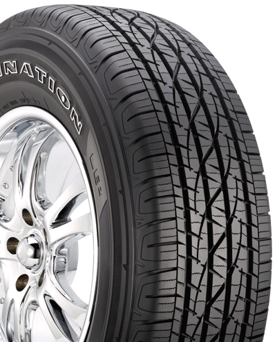 Destination LE2 tire tread diagram
